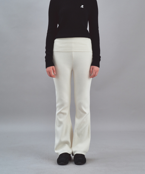 Rest&Recreation(レストアンドレクリエーション)の「KNIT FLARE PANTS - IVORY(その他パンツ・メンズ・その他・SMALL/MEDIUM)」の2枚目の写真