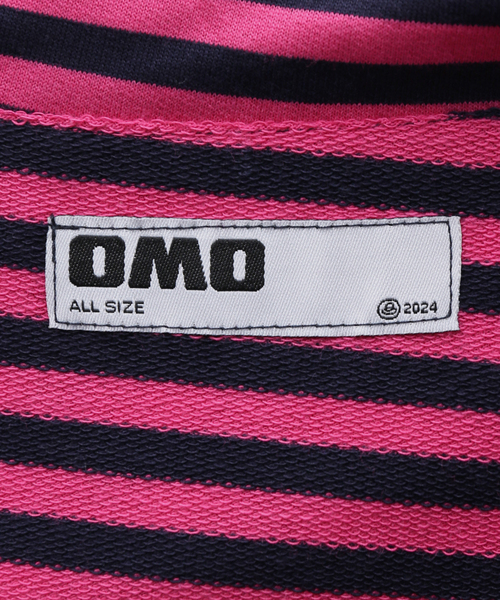 OMO(オモ)の「OMO/オモ Stripes Boatneck Top(Tシャツ/カットソー・レディース・ピンク・FREE)」の7枚目の写真