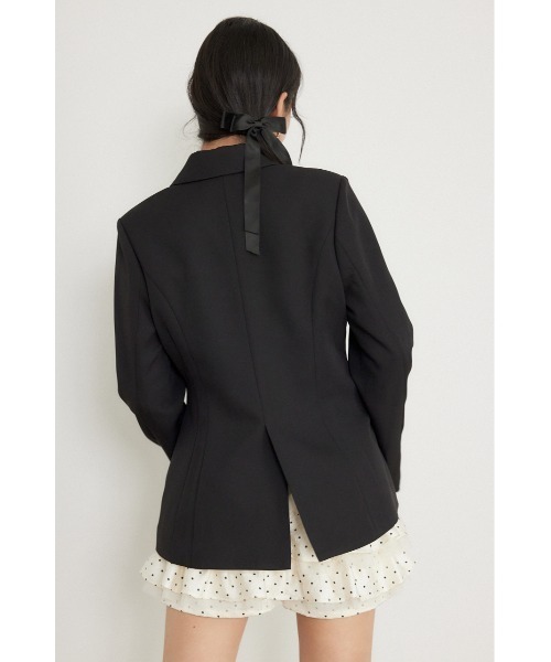 rienda（リエンダ）の「Shapelyテーラードジャケット 秋服（テーラードジャケット・レディース・ブラック/ベージュ/ブラウン・SMALL/MEDIUM）」の20枚目の写真