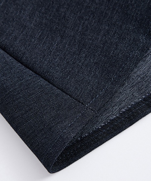 ONEP STAR（ワンピスター）の「タック入りデニムロングスカート（デニムスカート・レディース・ネイビー/ブラック・X-LARGE/LARGE/MEDIUM）」の16枚目の写真