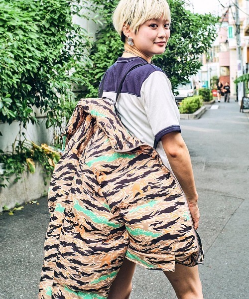 EFFECTEN(エフェクテン)の「mj11995-Camo fiber down jacket ファイバーダウンジャケット(efsc-03)(ダウンジャケット/コート・メンズ・タイガーカモ・M/L)」の4枚目の写真