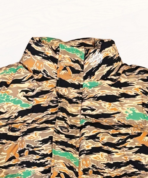 EFFECTEN(エフェクテン)の「mj11995-Camo fiber down jacket ファイバーダウンジャケット(efsc-03)(ダウンジャケット/コート・メンズ・タイガーカモ・M/L)」の7枚目の写真