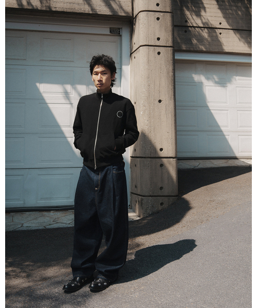 SILENTSYLLABLE(サイレント シラブル)の「Horseshoe zip-up jacket / Black(その他アウター・メンズ・その他・1/2/0)」の1枚目の写真