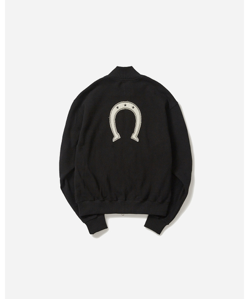 SILENTSYLLABLE(サイレント シラブル)の「Horseshoe zip-up jacket / Black(その他アウター・メンズ・その他・1/2/0)」の3枚目の写真