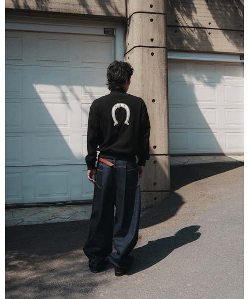 SILENTSYLLABLE(サイレント シラブル)の「Horseshoe zip-up jacket / Black(その他アウター・メンズ・その他・1/2/0)」の6枚目の写真