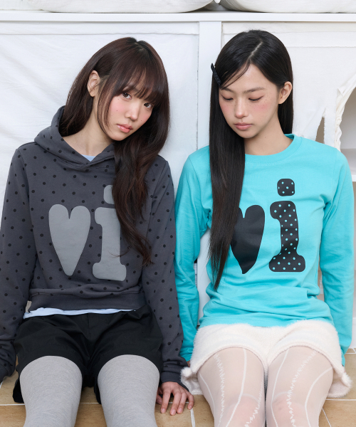 Video Jockey（ビデオジョッキー）の「ビビ LS Tシャツ [ミントブルー]（Tシャツ/カットソー・レディース・ミント・MEDIUM/SMALL）」の5枚目の写真
