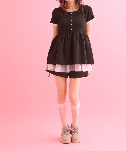 cs T&P(シーエスティーアンドピー)の「十字架付き厚底ダッドスニーカー(スニーカー・レディース・グレー系4/ピンク系9/ブラック/アイボリー系4・XL/M/S/LL/L)」の16枚目の写真
