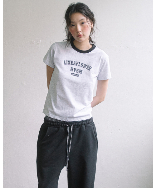 HAVISM(ヘビズム)の「LLF NECK S/S TEE(MELANGE WHITE)(Tシャツ/カットソー・レディース・その他・LARGE/SMALL)」の6枚目の写真