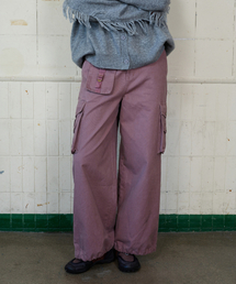 POCKET WORK PANTS PURPLE