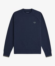 FRED PERRY / フレッドペリー M3495_TIPPED CREWNECK SWEAT
