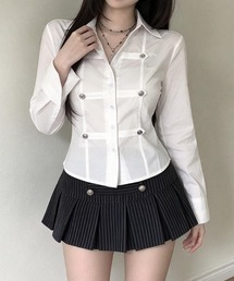 FAVORITO（ファヴォリート）の「襟付きシングルブレストシャツ（その他トップス）」