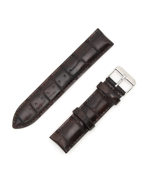 Daniel Wellington（ダニエルウェリントン）の「DANIEL WELLINGTON / クラシック40mm用 付替レザーバンド (バンド幅20mm）（アナログ腕時計・メンズ・ブラック/ブラウン系その他/ダークブラウン・ONE SIZE）」の3枚目の写真