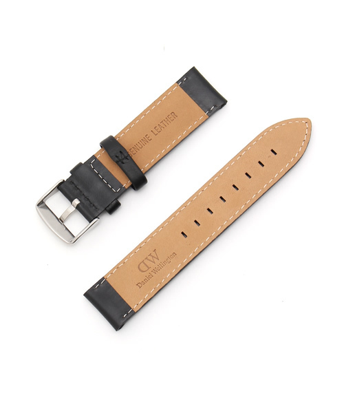 Daniel Wellington（ダニエルウェリントン）の「DANIEL WELLINGTON / クラシック40mm用 付替レザーバンド (バンド幅20mm）（アナログ腕時計・メンズ・ブラック/ブラウン系その他/ダークブラウン・ONE SIZE）」の4枚目の写真