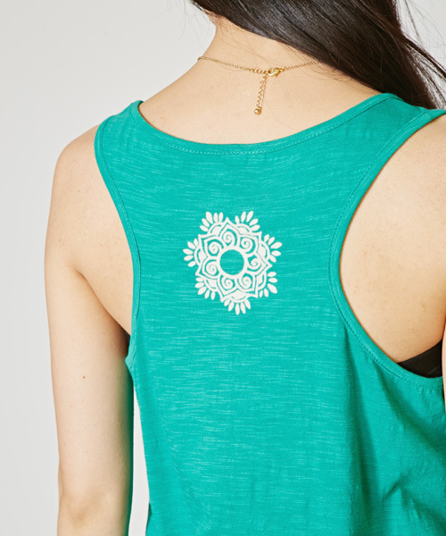 チャイハネ（チャイハネ）の「【チャイハネ】yul サマーナヨガチュニック（タンクトップ・レディース・ホワイト/グリーン/ブラック/パープル/イエロー・FREE）」の18枚目の写真