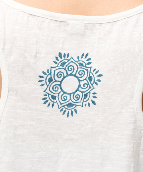 チャイハネ（チャイハネ）の「【チャイハネ】yul サマーナヨガチュニック（タンクトップ・レディース・ホワイト/グリーン/ブラック/パープル/イエロー・FREE）」の19枚目の写真