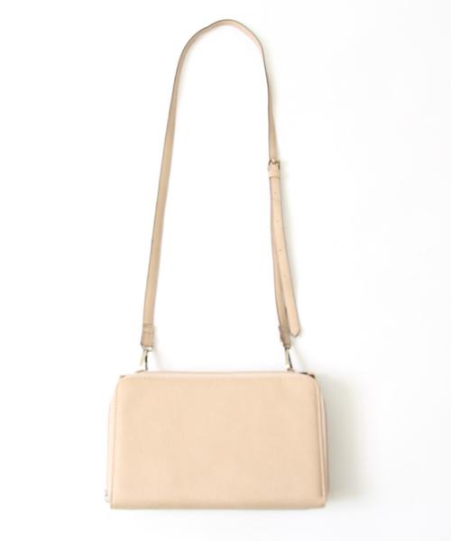 coen（コーエン）の「フラップ2WAYショルダーバッグ（ショルダーバッグ・レディース・ベージュ/ブラック・FREE）」の4枚目の写真