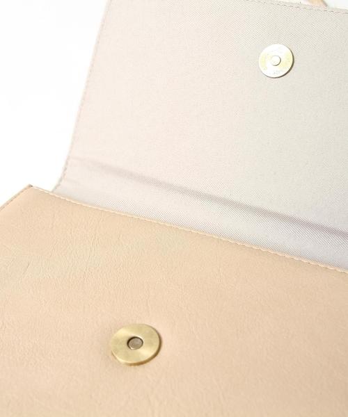 coen（コーエン）の「フラップ2WAYショルダーバッグ（ショルダーバッグ・レディース・ベージュ/ブラック・FREE）」の7枚目の写真