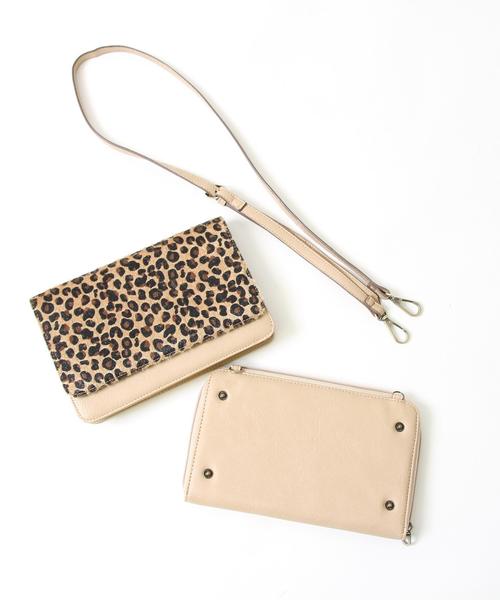 coen（コーエン）の「フラップ2WAYショルダーバッグ（ショルダーバッグ・レディース・ベージュ/ブラック・FREE）」の17枚目の写真