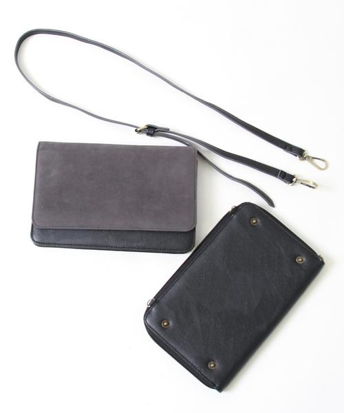 coen（コーエン）の「フラップ2WAYショルダーバッグ（ショルダーバッグ・レディース・ベージュ/ブラック・FREE）」の11枚目の写真