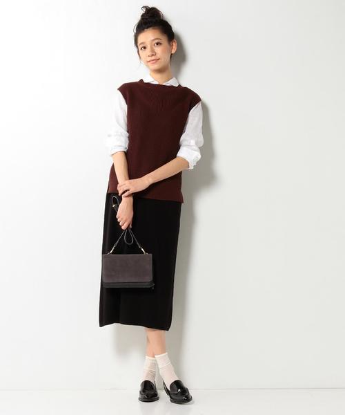 coen（コーエン）の「フラップ2WAYショルダーバッグ（ショルダーバッグ・レディース・ベージュ/ブラック・FREE）」の14枚目の写真