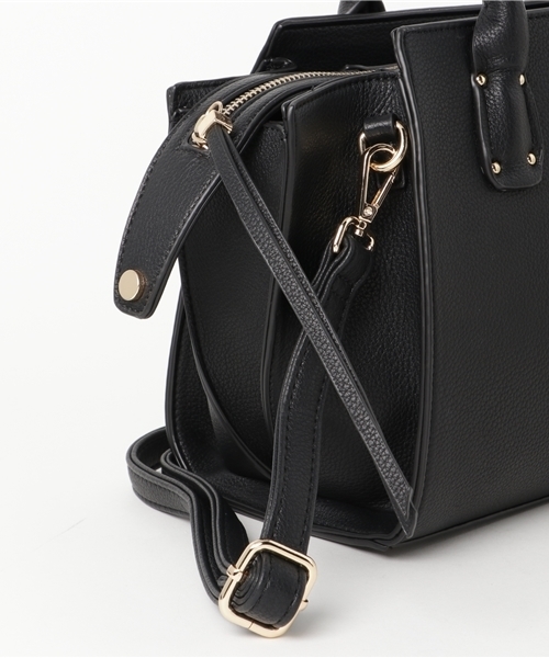 PLAIN CLOTHING（プレーンクロージング）の「【再入荷】ミドルハンドバッグ/ショルダーバッグ【PLAIN CLOTHING】（ハンドバッグ・レディース・ブラック/グレー/ベージュ・FREE）」の8枚目の写真