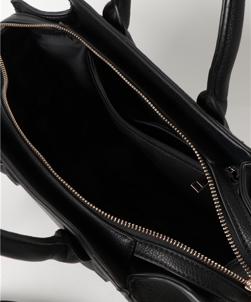 PLAIN CLOTHING（プレーンクロージング）の「【再入荷】ミドルハンドバッグ/ショルダーバッグ【PLAIN CLOTHING】（ハンドバッグ・レディース・ブラック/グレー/ベージュ・FREE）」の10枚目の写真