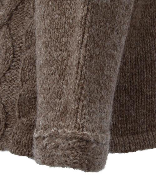 UNITED ARROWS & SONS(ユナイテッドアローズアンドサンズ)の「UNITED ARROWS & SONS(ユナイテッドアローズ&サンズ)CABLE TOMMY KNIT†◆(ニット/セーター・メンズ・M.Brn・LARGE/SMALL/MEDIUM)」の11枚目の写真