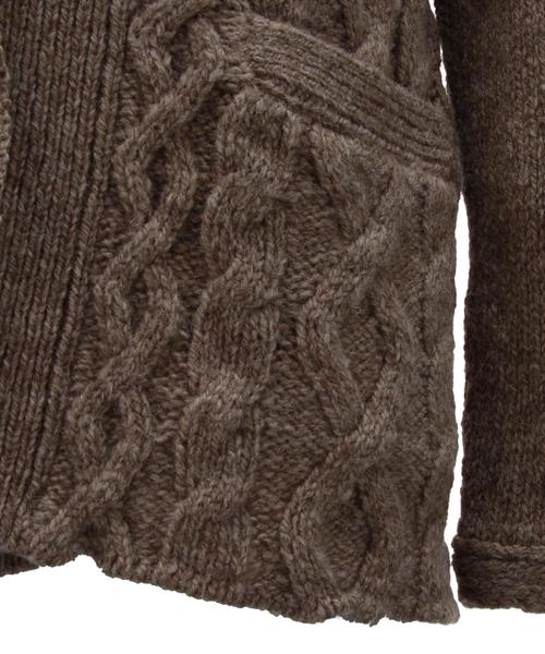 UNITED ARROWS & SONS(ユナイテッドアローズアンドサンズ)の「UNITED ARROWS & SONS(ユナイテッドアローズ&サンズ)CABLE TOMMY KNIT†◆(ニット/セーター・メンズ・M.Brn・LARGE/SMALL/MEDIUM)」の12枚目の写真