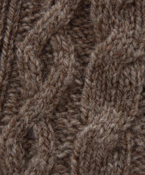 UNITED ARROWS & SONS(ユナイテッドアローズアンドサンズ)の「UNITED ARROWS & SONS(ユナイテッドアローズ&サンズ)CABLE TOMMY KNIT†◆(ニット/セーター・メンズ・M.Brn・LARGE/SMALL/MEDIUM)」の5枚目の写真