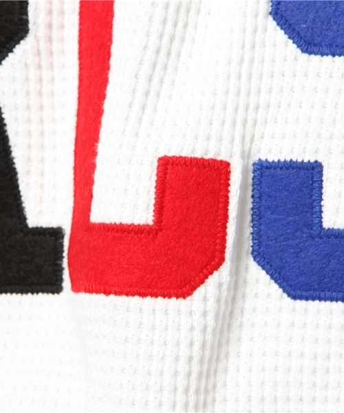 RODEO CROWNS WIDE BOWL（ロデオクラウンズワイドボウル）の「RCS ワッフル パーカー（パーカー・メンズ・ホワイト/トップグレー・LARGE/MEDIUM/X-LARGE）」の10枚目の写真