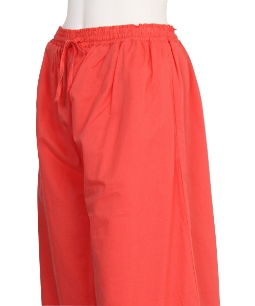 Ungrid（アングリッド）の「ボイルフレアパンツ（その他パンツ・レディース・オレンジ/オフホワイト/ブルー・FREE）」の9枚目の写真