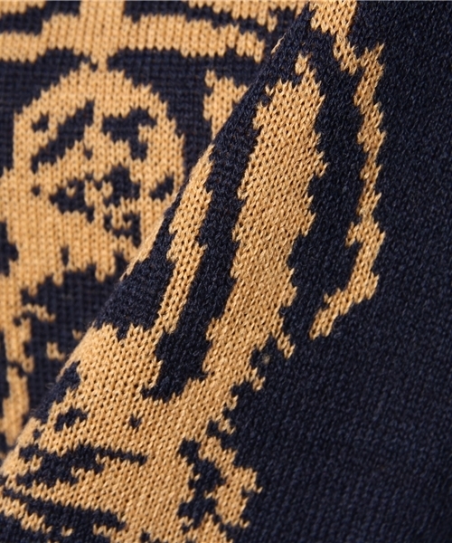 Lotta Love(ロッタラブ)の「◆◆11FW トラ柄JQ PO(ニット/セーター・レディース・ベージュ/ワインレッド/ネイビー・フリー)」の9枚目の写真