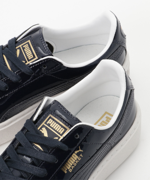 PUMA（プーマ）の「レディース プーマ バスケット 厚底 エナメル