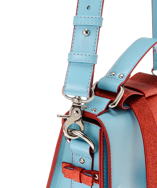 Candy Stripper（キャンディストリッパー）の「MY LITTE CANDY RIBBON HAND BAG（ショルダーバッグ・レディース・ブラック/ライトブルー/レッド・FREE）」の9枚目の写真