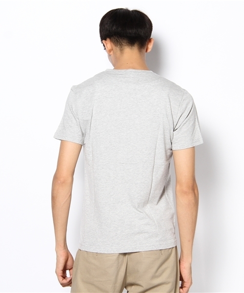 UNION STATION（ユニオンステーション）の「ピマコットンVネック半袖Ｔシャツ（Tシャツ/カットソー・メンズ・ホワイト/トップグレー/ダークブルー/ネイビー/マスタード/ピンク系その他/オレンジ・MEDIUM/LARGE/LL）」の9枚目の写真