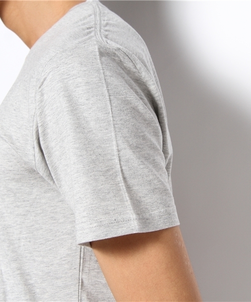 UNION STATION（ユニオンステーション）の「ピマコットンVネック半袖Ｔシャツ（Tシャツ/カットソー・メンズ・ホワイト/トップグレー/ダークブルー/ネイビー/マスタード/ピンク系その他/オレンジ・MEDIUM/LARGE/LL）」の11枚目の写真