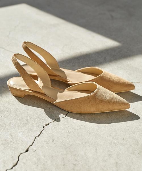 green label relaxing(グリーンレーベルリラクシング)の「KFC バックストラップパンプス(パンプス・レディース・ブラック/ベージュ/ライラック・L(24.5)/S(22.5)/M(23.5))」の1枚目の写真