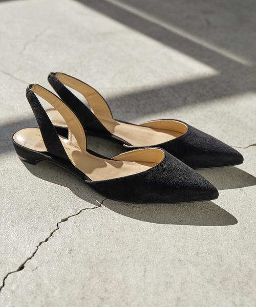 green label relaxing(グリーンレーベルリラクシング)の「KFC バックストラップパンプス(パンプス・レディース・ブラック/ベージュ/ライラック・L(24.5)/S(22.5)/M(23.5))」の2枚目の写真