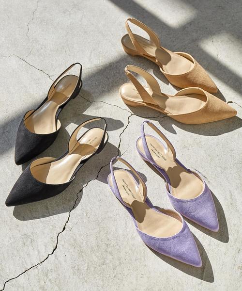 green label relaxing(グリーンレーベルリラクシング)の「KFC バックストラップパンプス(パンプス・レディース・ブラック/ベージュ/ライラック・L(24.5)/S(22.5)/M(23.5))」の14枚目の写真