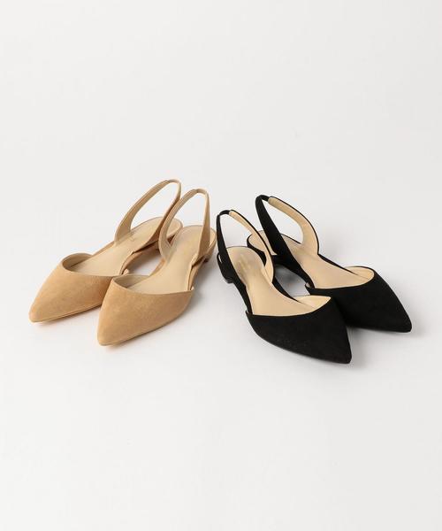 green label relaxing(グリーンレーベルリラクシング)の「KFC バックストラップパンプス(パンプス・レディース・ブラック/ベージュ/ライラック・L(24.5)/S(22.5)/M(23.5))」の4枚目の写真