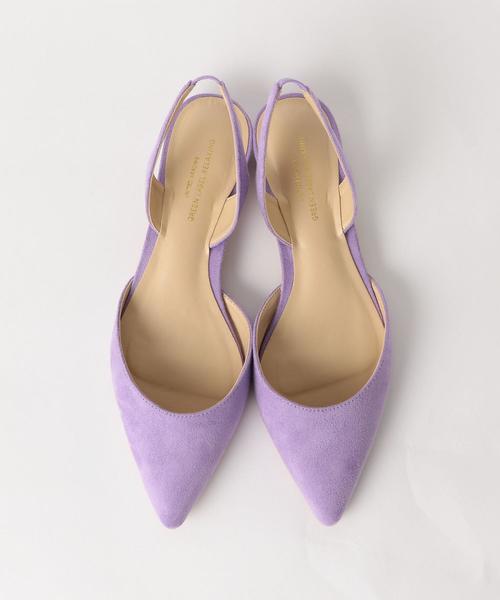 green label relaxing(グリーンレーベルリラクシング)の「KFC バックストラップパンプス(パンプス・レディース・ブラック/ベージュ/ライラック・L(24.5)/S(22.5)/M(23.5))」の7枚目の写真