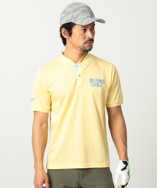 Beams Golf ビームスゴルフ の Beams Golf Orange Label スタンドカラー ポロシャツ ポロシャツ Wear