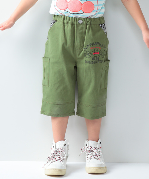 ANPANMAN KIDS COLLECTION(アンパンマンキッズコレクション)の「【アンパンマン】チェック切替ワークパンツ(その他パンツ)」|カーキ