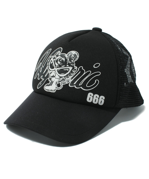 HYSTERIC MINI（ヒステリックミニ）の「ROGUE 666 GILR メッシュキャップ（キャップ・キッズ・ブラック/グリーン/レッド・50/52/54/56）」の13枚目の写真