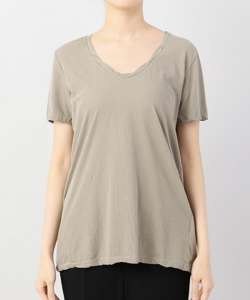 Deuxieme Classe（ドゥーズィエムクラス）の「Gament Day Tシャツ◆（Tシャツ/カットソー・レディース・ホワイト/カーキ/ネイビー/ピンク・36/38）」の14枚目の写真