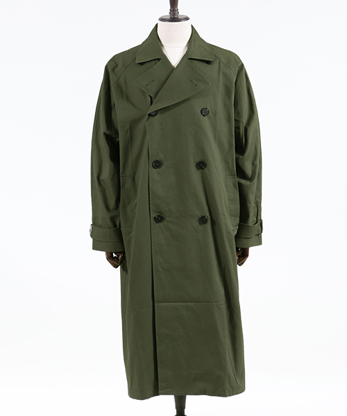 CAMBIO(カンビオ)の「mj5718 - Big Silhouette Trench Coat トレンチコート(トレンチコート・メンズ・ブラック/ベージュ/オリーブ/ブルー系その他・S/M/L)」の13枚目の写真