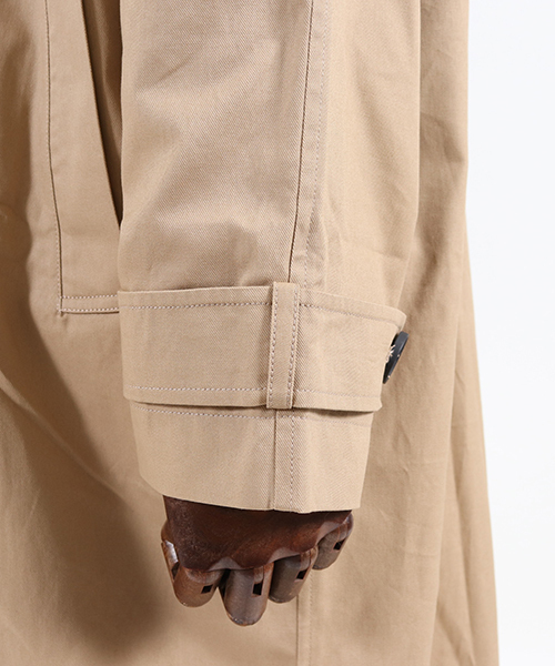 CAMBIO(カンビオ)の「mj5718 - Big Silhouette Trench Coat トレンチコート(トレンチコート・メンズ・ブラック/ベージュ/オリーブ/ブルー系その他・S/M/L)」の20枚目の写真