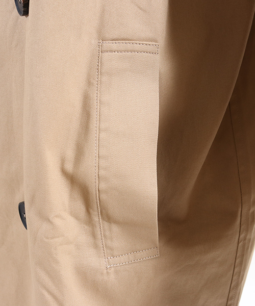 CAMBIO(カンビオ)の「mj5718 - Big Silhouette Trench Coat トレンチコート(トレンチコート・メンズ・ブラック/ベージュ/オリーブ/ブルー系その他・S/M/L)」の22枚目の写真