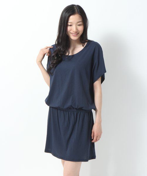 GLOBAL WORK(グローバルワーク)の「【GLOBAL WORK】カラフルカットワンピース(チュニック・レディース・ネイビー/グレー/レッド/ブラック/ブルー系その他/グリーン系その他/グリーン/イエロー/オレンジ・MEDIUM/52/LARGE)」の7枚目の写真