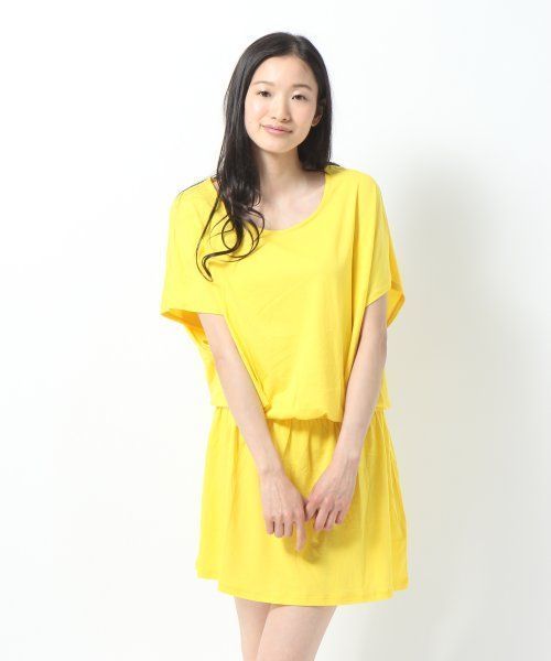 GLOBAL WORK(グローバルワーク)の「【GLOBAL WORK】カラフルカットワンピース(チュニック・レディース・ネイビー/グレー/レッド/ブラック/ブルー系その他/グリーン系その他/グリーン/イエロー/オレンジ・MEDIUM/52/LARGE)」の8枚目の写真